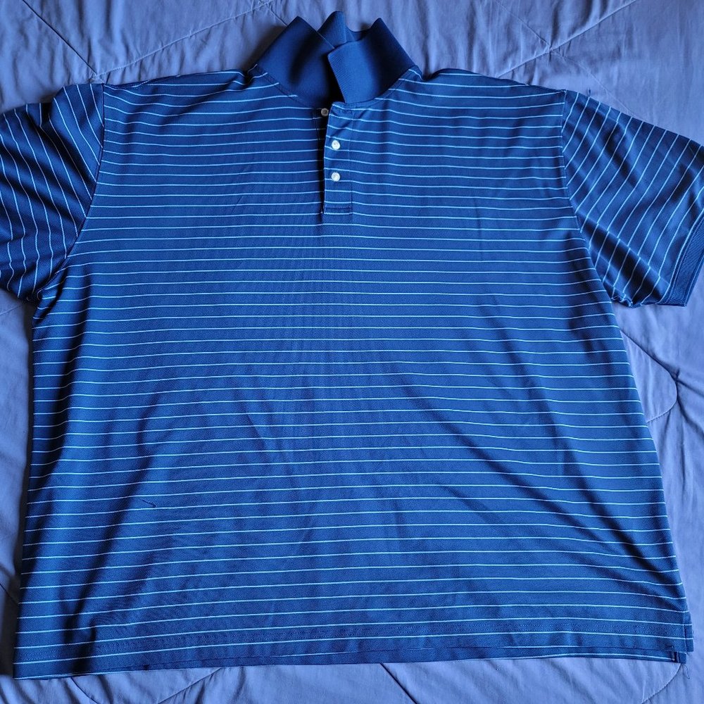 Blue, Polo T Shirt, 4XL, Foundry